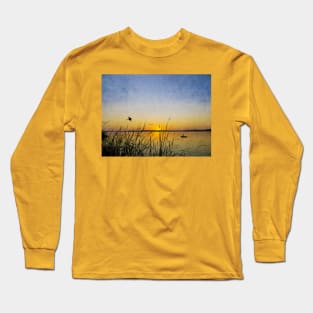 Sunset Fishing Long Sleeve T-Shirt